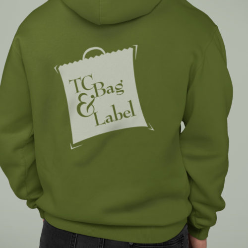 Atlanta Logo Designer Example: Silkscreened Green Hoodie/Sweatshirt (2021)