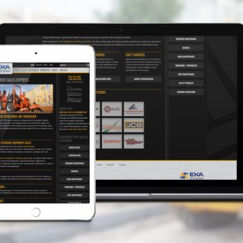Web Design/Custom WordPress Theme for Atlanta GA company EKA sales.
