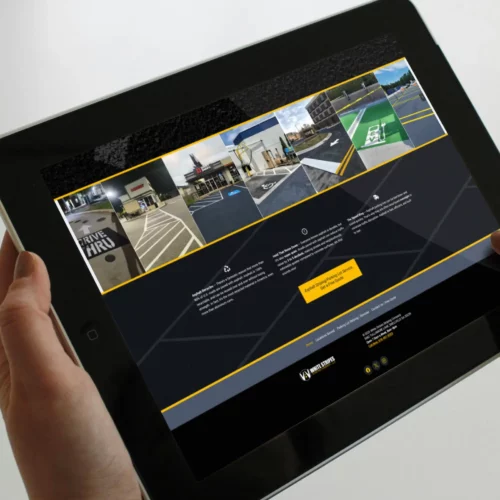 White Stripes Striping Company Website Redesign Copy Writing Gwinnett Atlantas Best